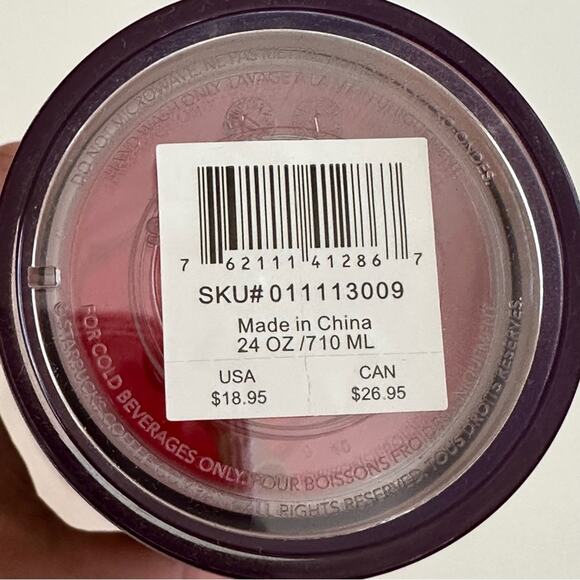 Starbucks 2020 LGBTQ Pride Rainbow Siren Acrylic Venti 24oz Cold Cup Tumbler NEW - Picture 3 of 9